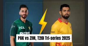 Zimbabwe vs Pakistan 2025 T20I Tri Series The Clash Fans Have Been Waiting For